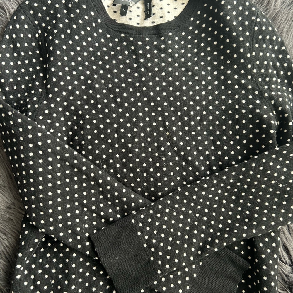 Theory Polka dot sweater